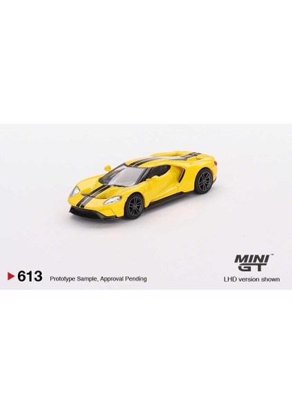 Mini Gt Ford Gt Triple Yellow - 613