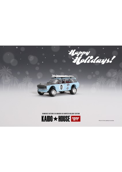 Mini Gt Kaido House 510 Wagon 4x4 Winter Holiday Edition 092