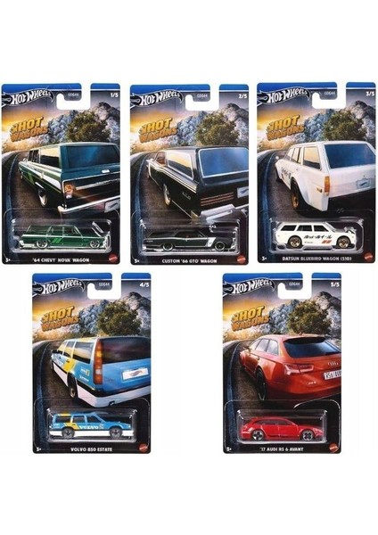 5'li Araba Seti - Hot Wheels HWR56 Hot Wagons