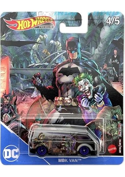 5'li Araba Seti - Hot Wheels Premium Dc Batman DLB45 fırsatları