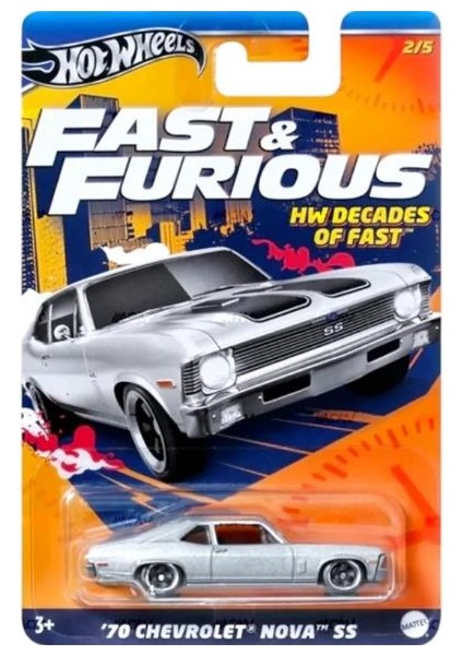 Hot Wheels Fast & Furious '70 Chevrolet Nova Ss HRW42