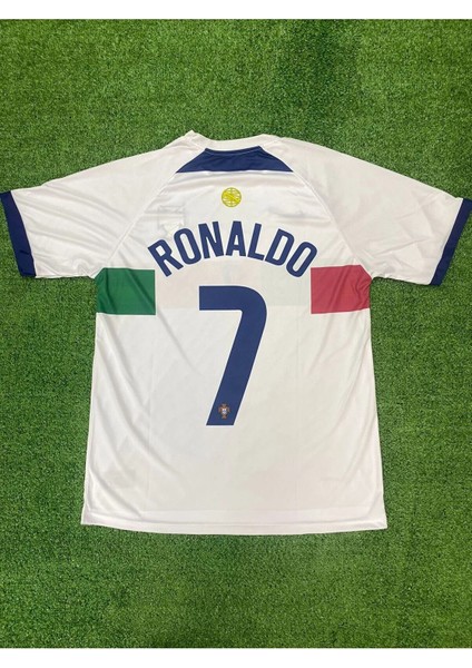 Portekiz Beyaz Ronaldo Milli Takım T-Shirt
