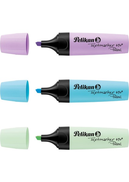 Pelikan 490 Fosforlu Kalem Pastel 3'lü Set 2