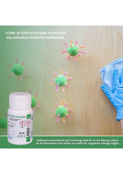 Actosal® Pa Powder 50 G (Toz - Yer Yüzey Dezenfektanı) fırsatları