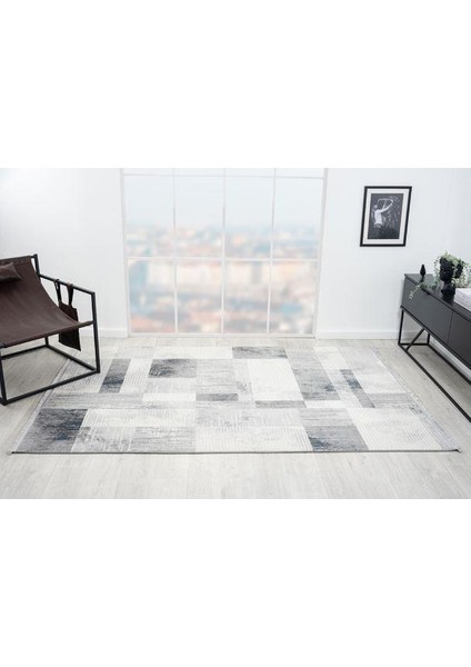 London Ly005g Gri Antrasit Modern Desen Salon Halısı fiyatları