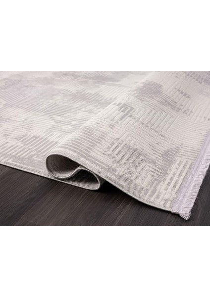 London Ly002g Gri Krem Modern Desen Salon Halısı indirimleri