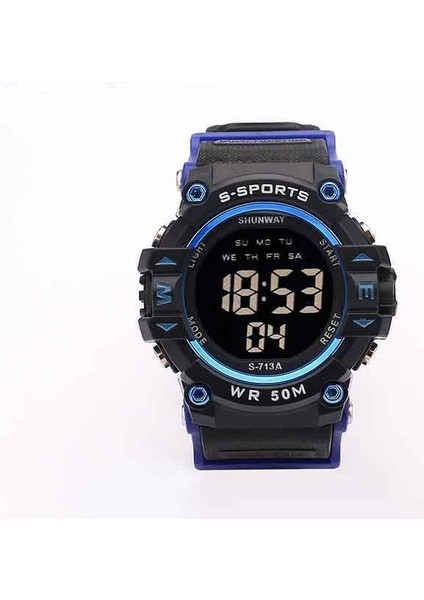 Su Geçirmez Aydınlık Çok Fonksiyonlu Dijital Ekran Elektronik Saat (Yurt Dışından)