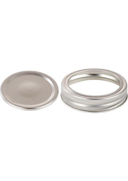 86 mm Teneke Bölünmüş Yuvarlak Metal Kapak - 24 Takım (Yurt Dışından)