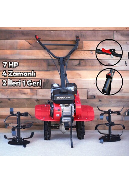 KGL75Z Benzinli Çapa Makinası 2+1 Ipli Tarla Bağ Bahçe Toprak Çapalama fiyatları