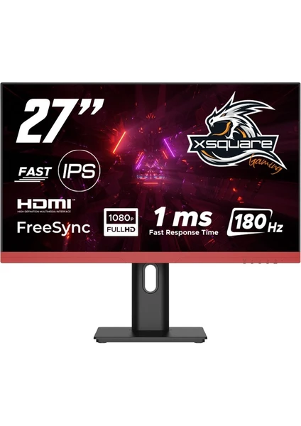 H270SG 27'' 180Hz 1ms (Hdmı+Dp) Freesync Adaptive Sync Full Hd Fast IPS Gaming Monitör - DMT004 Gen2