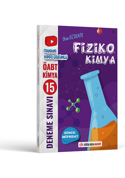 KPSS ÖABT 2024 Fiziko Kimya Video Çözümlü 15 Branş Deneme