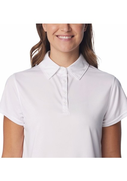 Tidal Tee Kadın Kısa Kollu Polo Tshirt FL2697-100 fırsatları