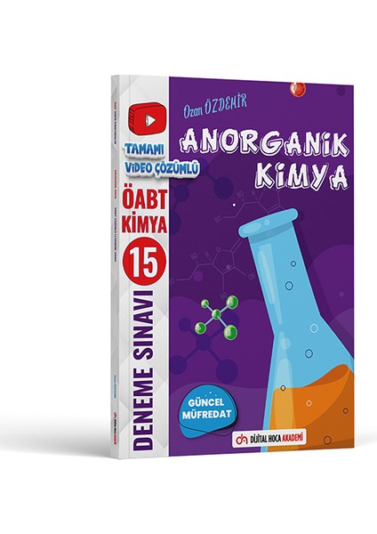 KPSS ÖABT 2024 Anorganik Kimya Video Çözümlü 15 Branş Deneme