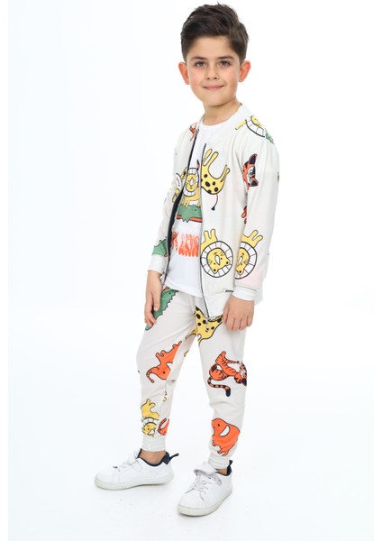 Happy Zürefa Baskılı 3'lü Alt Üst Takım 2033 fiyatları