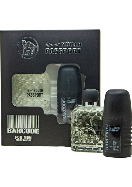 Barcode Edp 100 ml + Deodorant Roll-On 60 ml Erkek Parfüm Seti