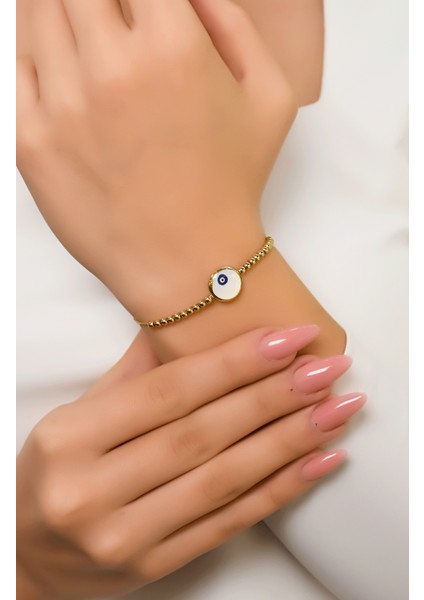 Nazar Boncuklu Kelepçe 14 Ayar A027700