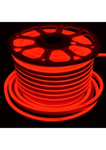 Neon LED Kırmızı Renk 5 Metre -12 Volt Uyumlu