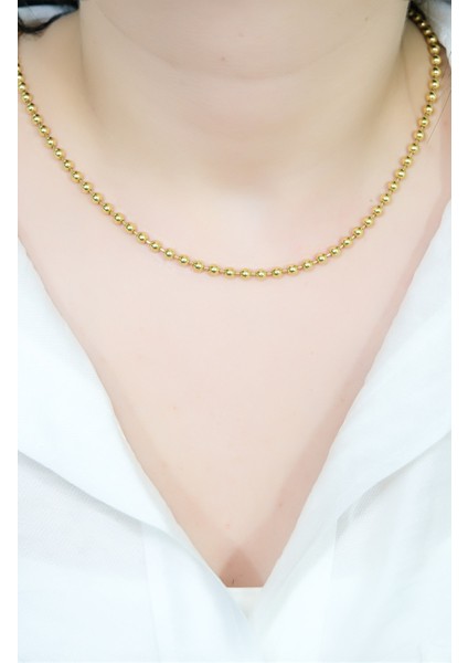 Top Zincir Kolye 14 Ayar AT03676