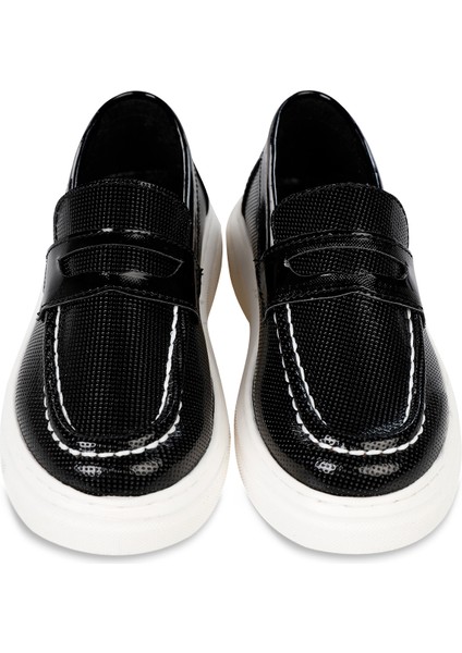 Erkek Çocuk Klasik Kundura Ayakkabı 26-30 Numara Siyah fırsatları