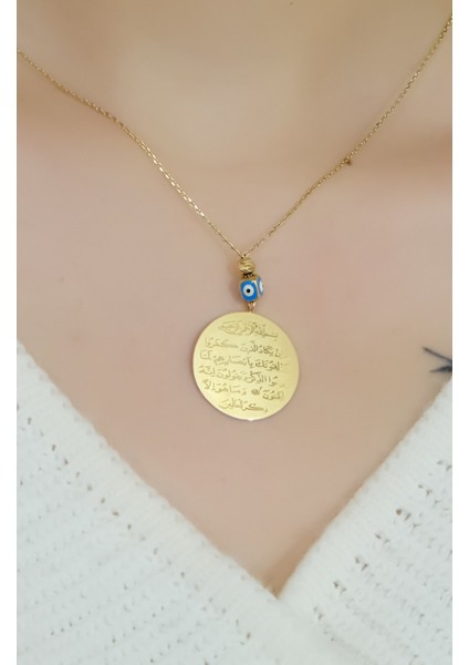 Nazar Duası Kolye 14 Ayar A037394 fiyatları