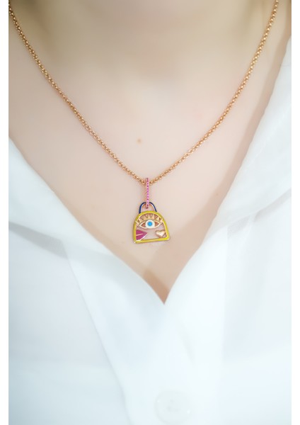 Göz Kilit Kolye 14 Ayar AT02699