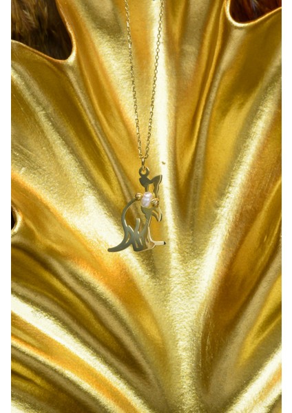 Kanguru Kolye 14 Ayar A050072