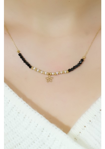 Dorikalı Çiçek Kolye 14 Ayar A056379 fiyatları