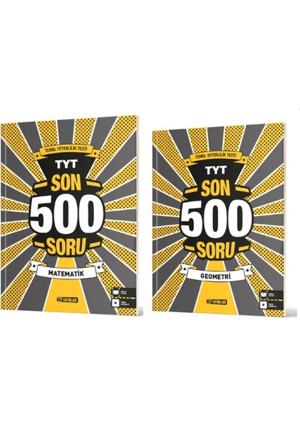 TYT Son 500 Soru Matematik - TYT Son 500 Soru Geometri 2'li Set