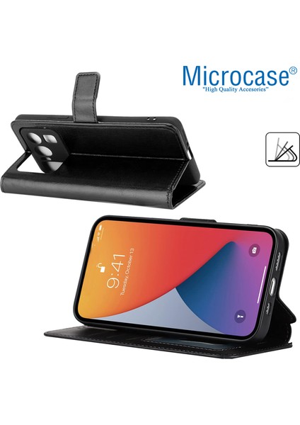 Xiaomi Mi 11 Ultra Darbeye Dayanıklı Cüzdanlı ve Standlı Kapaklı Deri Kılıf Siyah AL4232 indirimleri