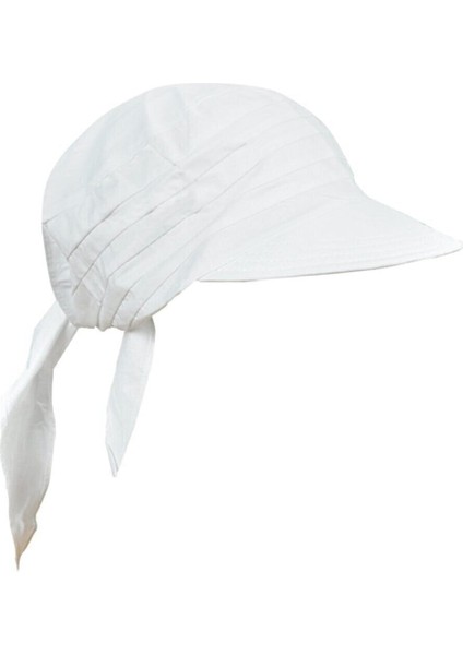 Kadın Safari Bağlamalı Bandana Plaj Şapkası