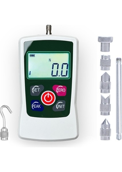 AMF-500 Dijital Itme Çekme Kuvveti Ölçer | 500 Newton | 0,1n | Tek Bağlantılı