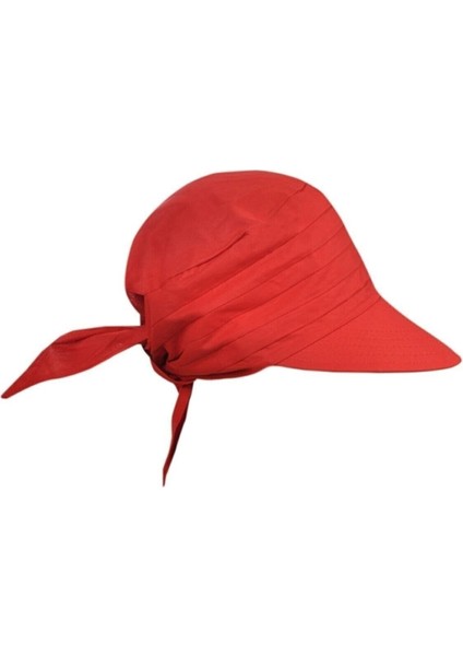 Kadın Safari Bağlamalı Bandana Plaj Şapkası