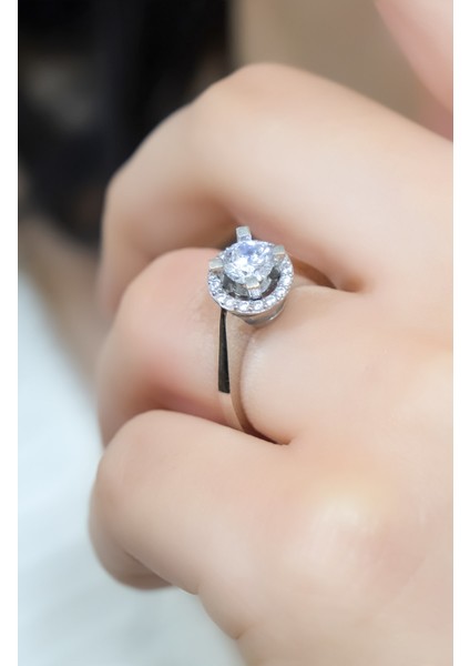 Tektaş Yüzük 14 Ayar A044547