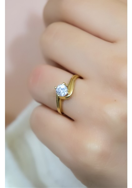 Tektaş Yüzük 14 Ayar A028723