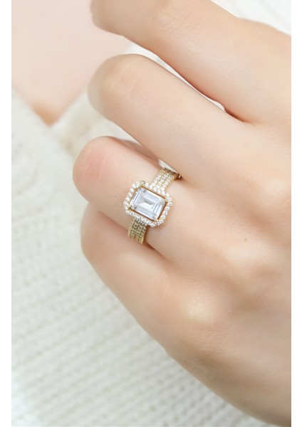 Baget Yüzük 14 Ayar A068792