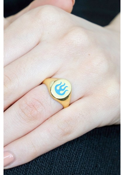 Alev Motifli Yüzük 14 Ayar A051702 fiyatları