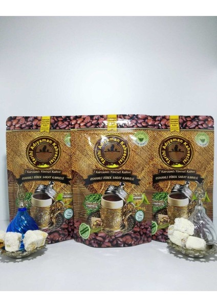 Tarihi Adıyaman Kahvecisi: Kuleli Osmanlı Dibek Kahvesi 200GR x 3