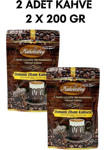 Kahvecibey Osmanlı Divan Kahvesi 200 gr 2X200GR