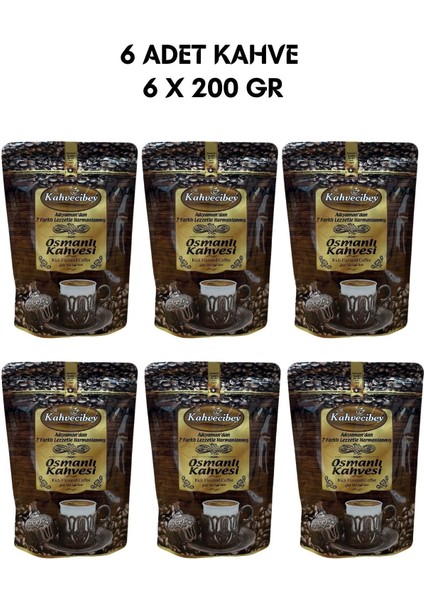 BirbeyStore Kahvecibey Osmanlı Kahvesi 200GR 6X200GR