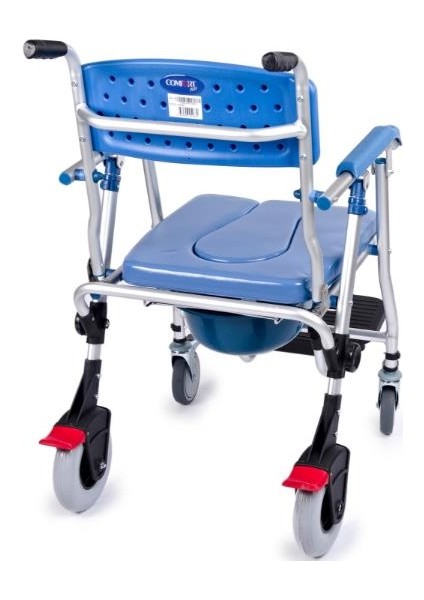 Comfort Plus DM-69U Tekerlekli Klozet Sandalye Mavi fırsatları