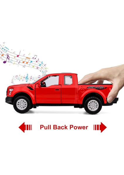F150 Erkek Çocuklar Için Kamyonet Oyuncakları Yaş 3-8 Raptor Oyuncak Kamyonlar Erkek Yaşları Için 4-7 Işıklı ve Sesli Döküm Metal Model Kamyon 3+ Yaş Çocuklar Için Oyuncak Arabala (Yurt Dışından)