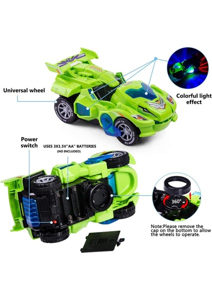 Xiletao Erkek Kız Deforme Dinozor Oyuncakları, Çocuklar Için 2'si 1 Arada Dinozor Oyuncak Arabalar, Müzikli Dönüşen Dinozor LED Araba, Otomatik Dino Transformers Oyuncaklar, Erkek (Yurt Dışından) fırsatları