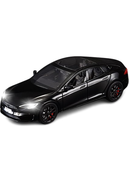 Model S Oyuncak Arabalar 1/24 Alaşımlı Pres Döküm Model Araba, Geri Çekin Işıklı ve Sesli Model S Model Araba, Tesla Büyük Model S Araba Modeli Oyuncak Çocuklar Için Uygun Yetişkin (Yurt Dışından)