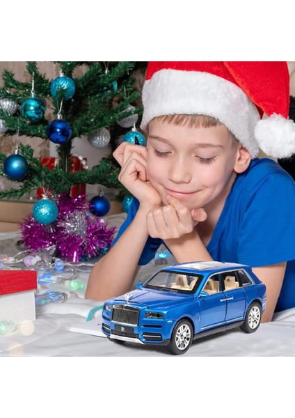 1/24 Rolls-Royce Cullinan Model Araba, Alaşım Döküm Koleksiyon Geri Çekin Oyuncak Araba Ses ve Işık ile Çocuklar Için Erkek Kız Doğum Günü Hediyesi (Yurt Dışından) modelleri