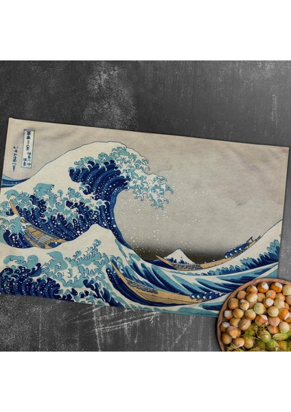 The Great Wave Of Kanagawa Mutfak Havlusu 2 Adet fiyatları