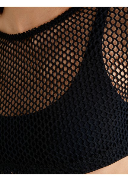 Oversize File Büstiyer Crop Uzun Kollu Bisiklet Yaka indirimleri