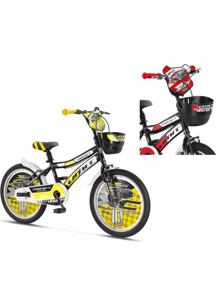 2002 Trend-Y-Bmx-Sepet-V-Erkek Çocuk Bisikleti 20 Jant Siyah Kırmızı