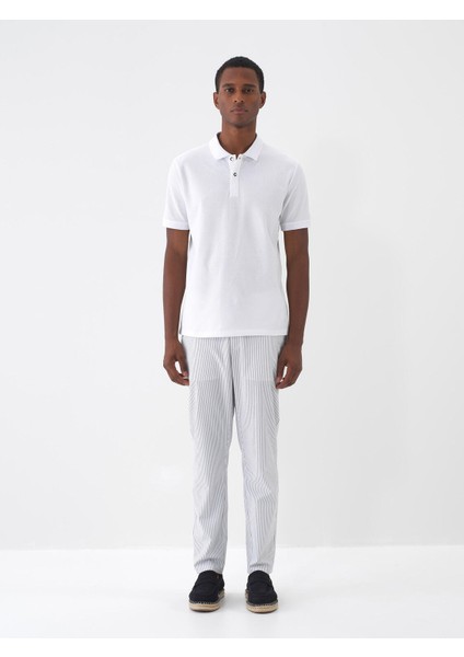 Polo Yaka %100 Pamuk Regular Fit Basic Tişört