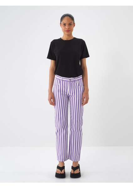 Bisiklet Yaka Regular Fit Modal Basic Tişört