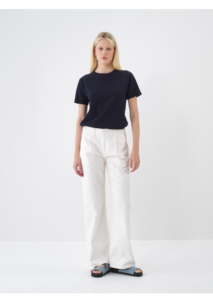 Bisiklet Yaka Pamuklu Regular Fit Basic Tişört